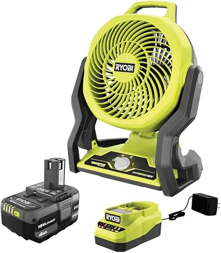 Kit de ventilador híbrido ONE+ serie WHISPER de 7-12" de 18V