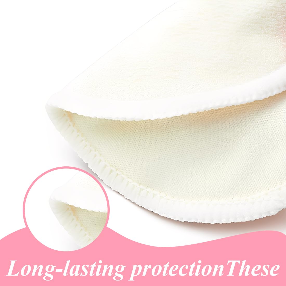 8 Pièces Réutilisable Coussinets d'Allaitement avec Sac de Lavage Coussinet d'Allaitement pour la Maternité Conception 3D des Contours Excellent Ajustement Coussinets d'Allaitement Confort