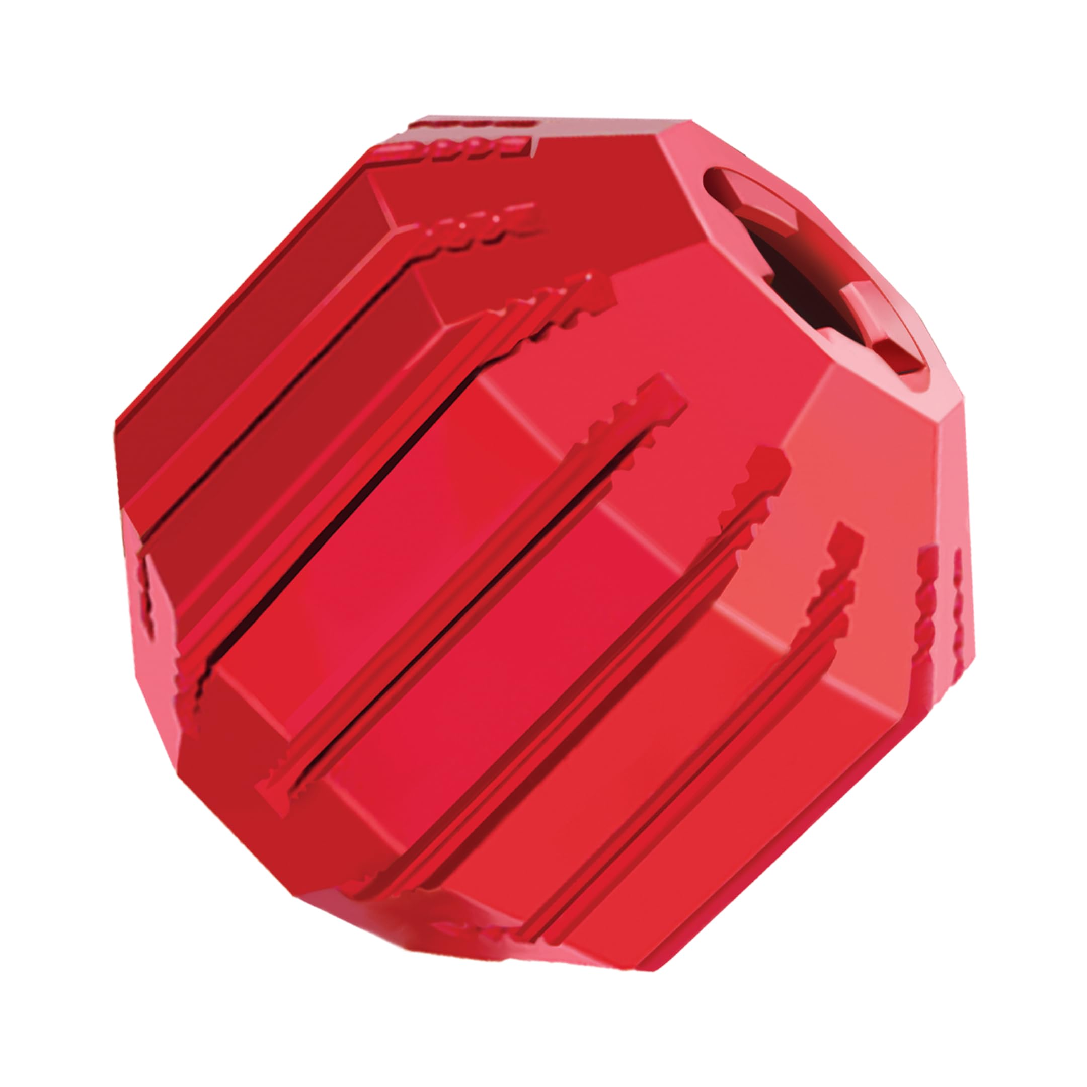 Stuff-A-Ball - Durable Chew Rubber Toy for Dogs - For Dental Health & Teeth Cleaning - Stuffable Toy for Treats & Snacks - For Small Dogs