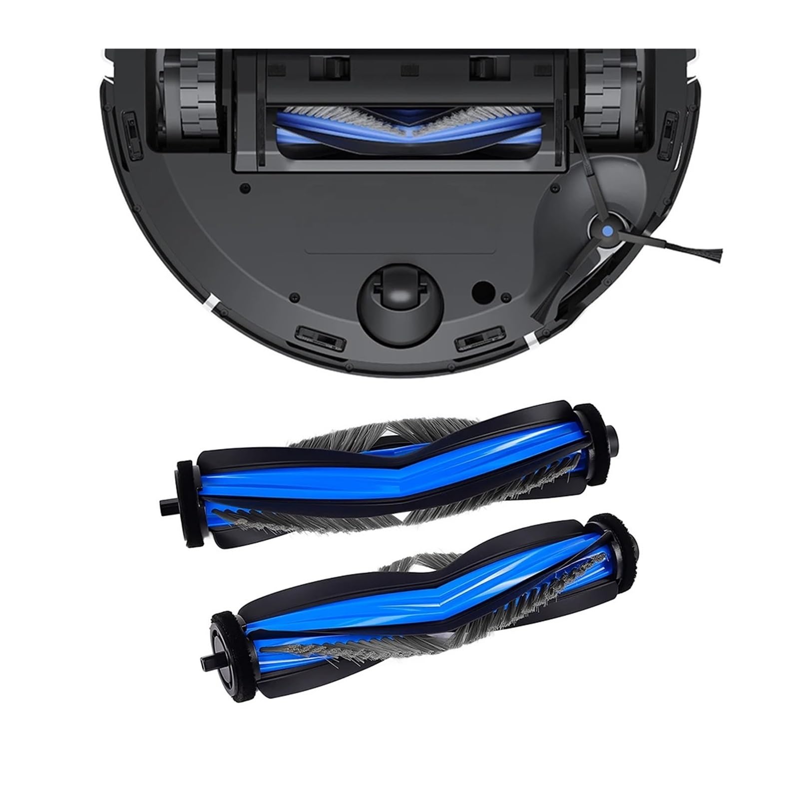 Compatible Con Ecovacs, Cubierta Del Cepillo Principal Robot Aspirador | For T50 Pro/Omni/Max Pro; plástico resistente, a presión.(C)