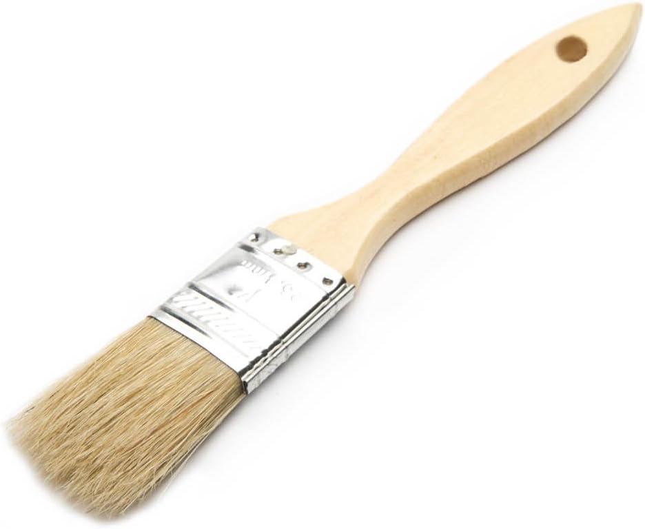 Fox Run Pastry Brush, Natural Bristles, 1-Inch Head