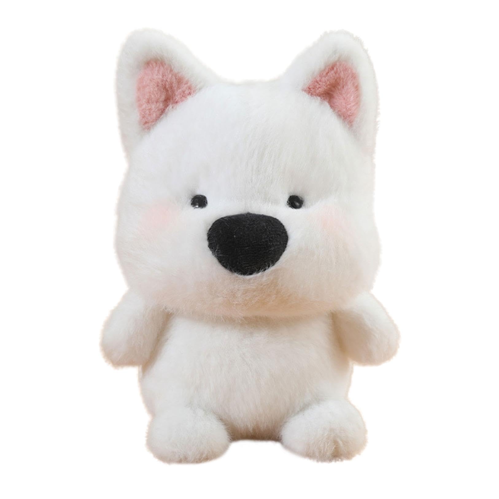 Nasliana Dog Teddy Plush 16cm,Toy Dogs Easter Soft Toys for Girls Newborn Baby Gift Stuffed Animals Cute Plushie Cuddly Fluffy Figures Labrador Doll 6.3in,for Kids Friends Boy Women Valentine