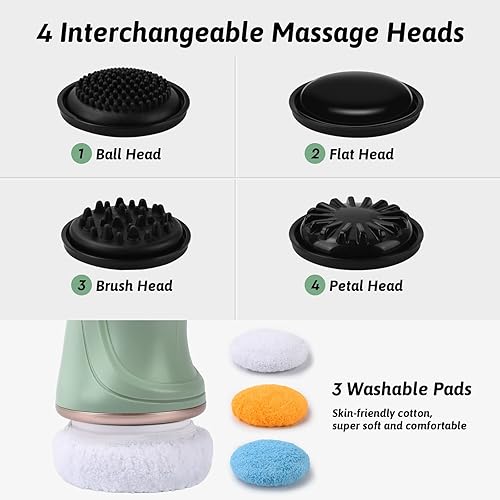 Miniatura 4 de Masajeador para esculpir el cuerpo, masajeador de celulitis, recargable de mano (inalámbrico)..