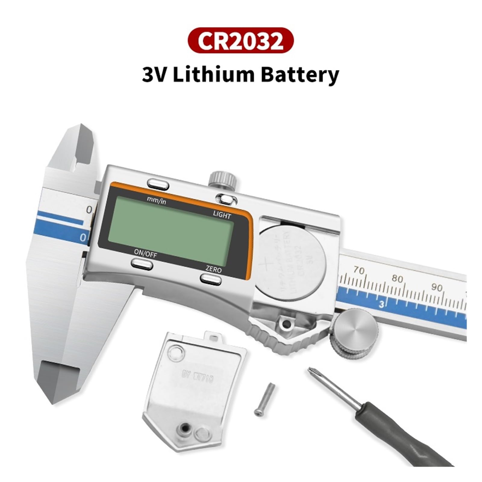 Suwmiarki, Precyzyjne elektroniczne suwmiarki cyfrowe narzędzie pomiarowe 150mm/6 cali z podświetleniem 50 Mm ekran LCD suwmiarka cyfrowa Łatwe do zmierzenia
