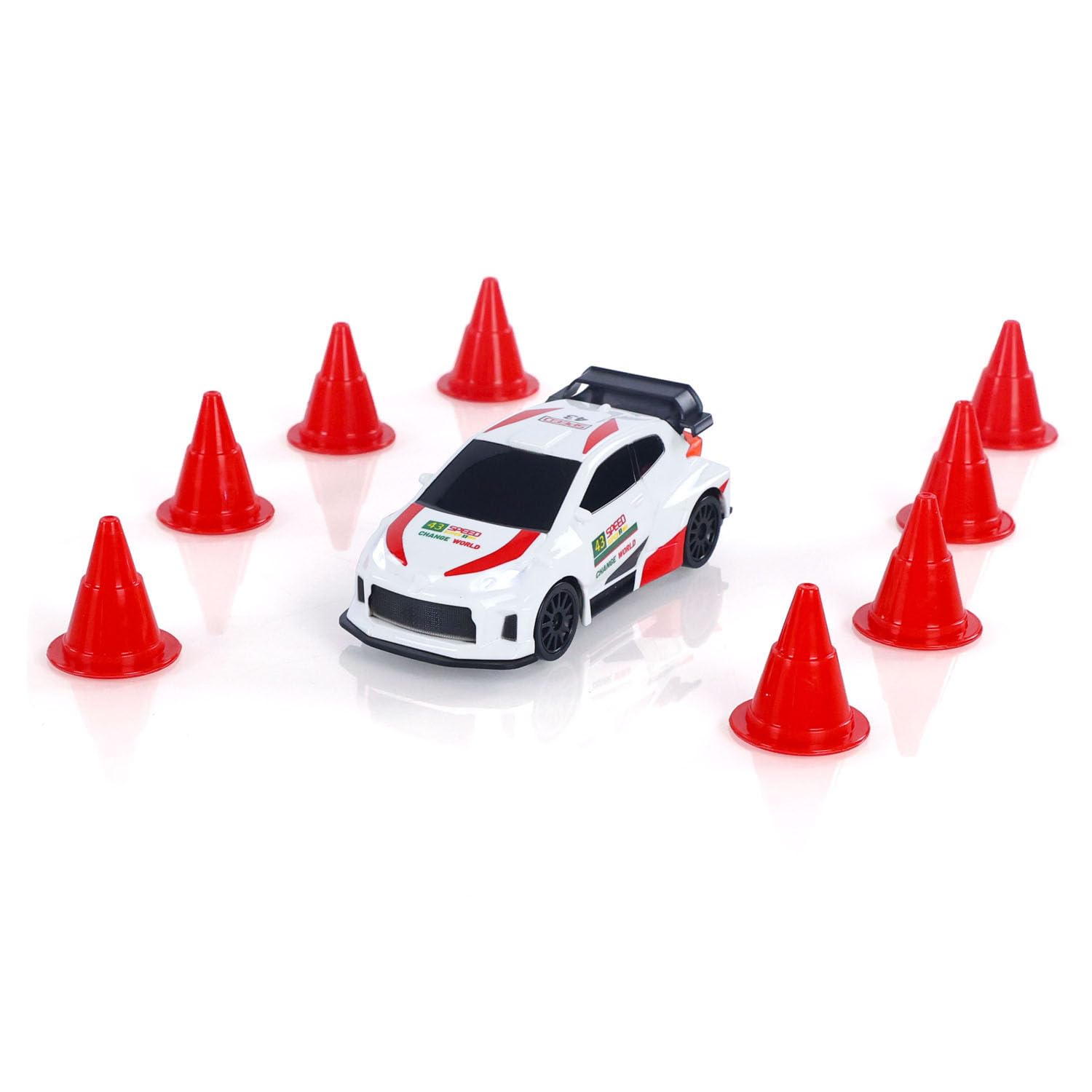 TOUCAN RC HOBBY 1/43 RC Drift Car Vehículos de carreras 4WD de alta velocidad 2.4GHz RTR Mini modelo de coche luces de batería giroscopio para mayores de 14 años