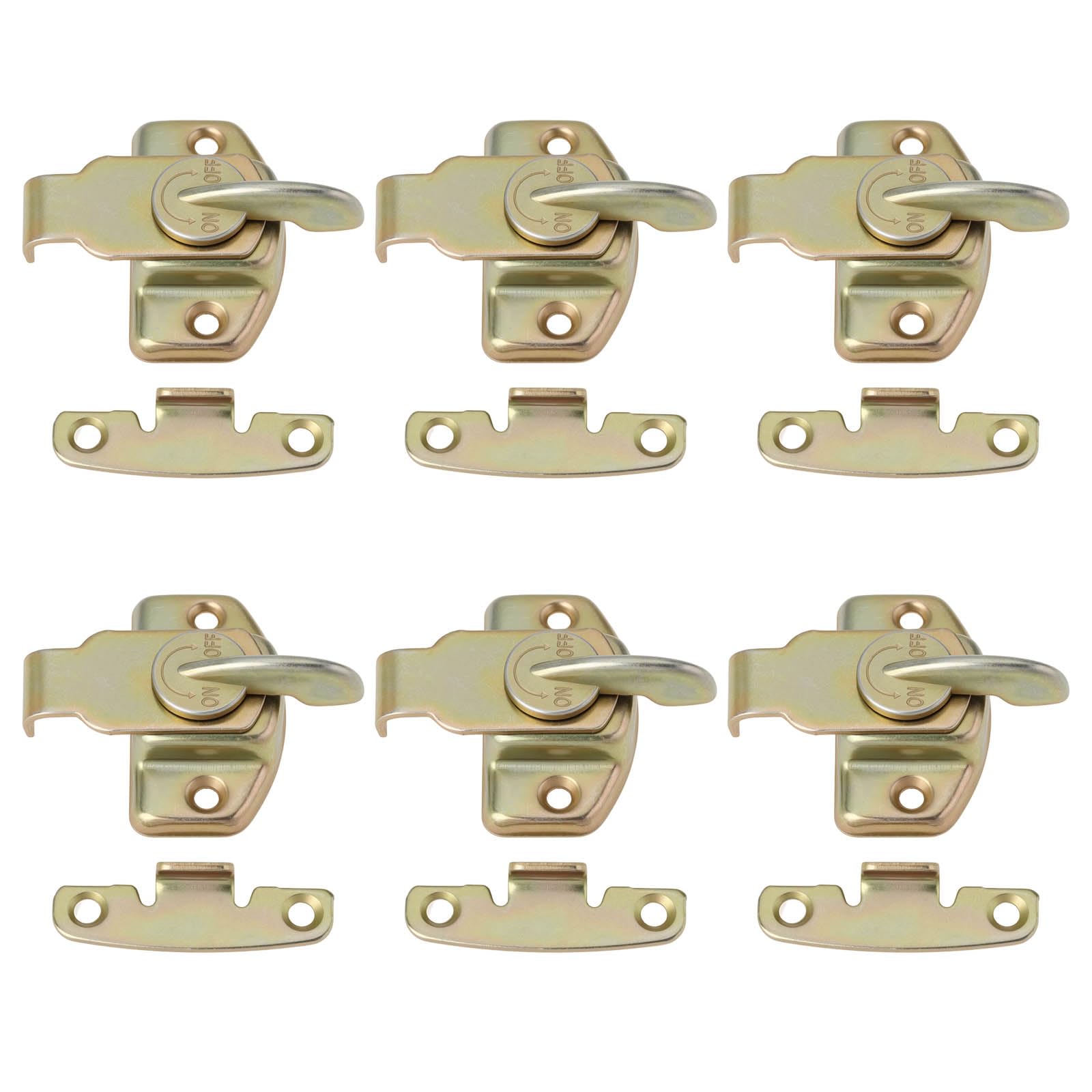 Vgol 6Pcs Table Locks Buckle Table Leaf Lock 80X57mm For Cabinet Doors Drawers Computer Workstations