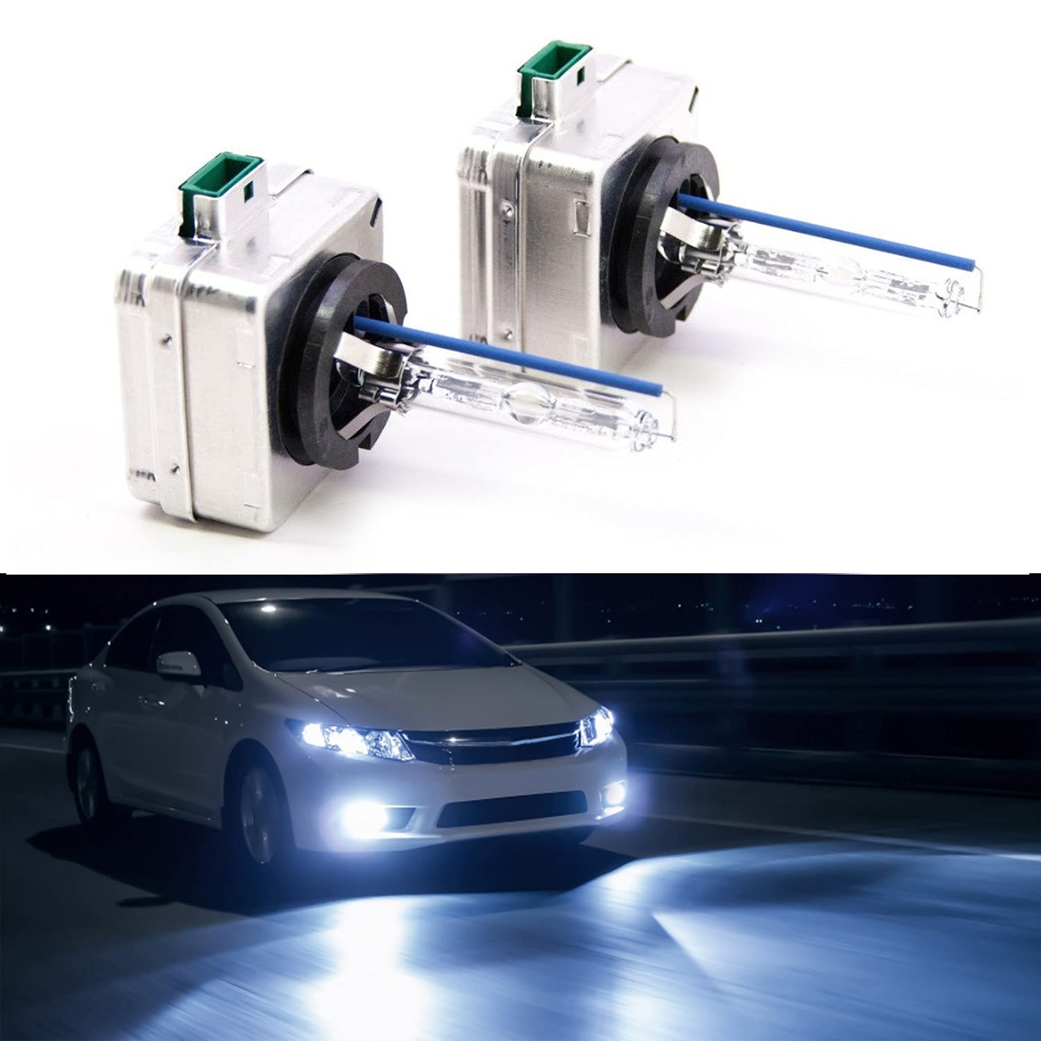 Amazon.com: Troniz D3S D3R HID Bulbs 35W Super Bright Factory