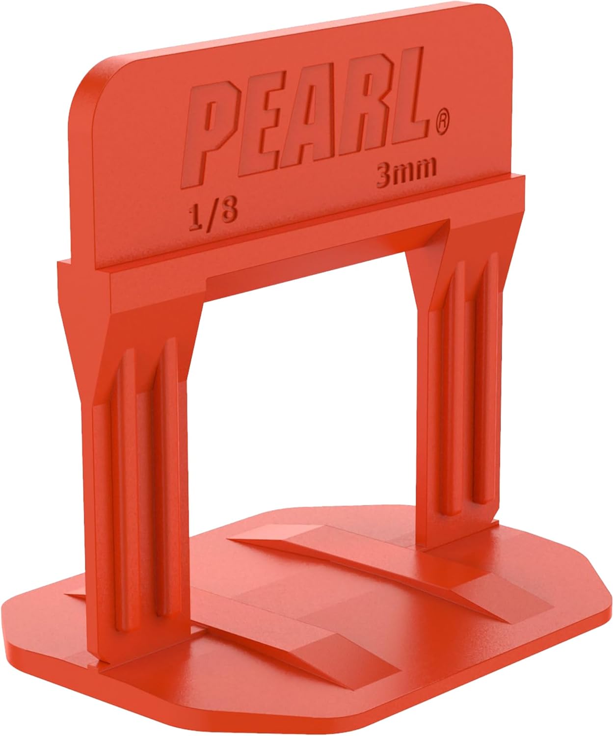 PEARL ABRASIVE CO. Leveling System Box of 2000, Red, 1/8"
