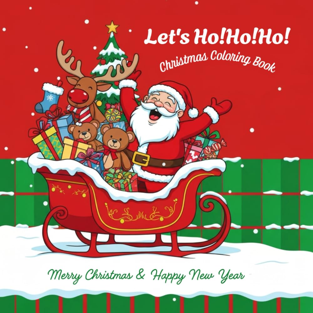 Let's Ho!Ho!Ho!: Christmas Coloring Book