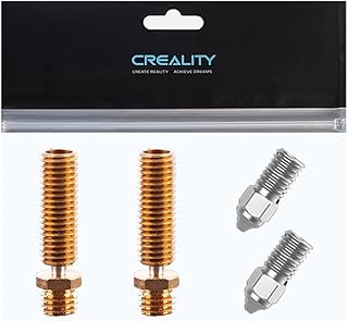 Official Spider Throat Tube Kit Customized for Spider High-Temperature and High Speed Hotend Original Desirable，2 Pcs Throat Tube，2 Pcs Nozzle