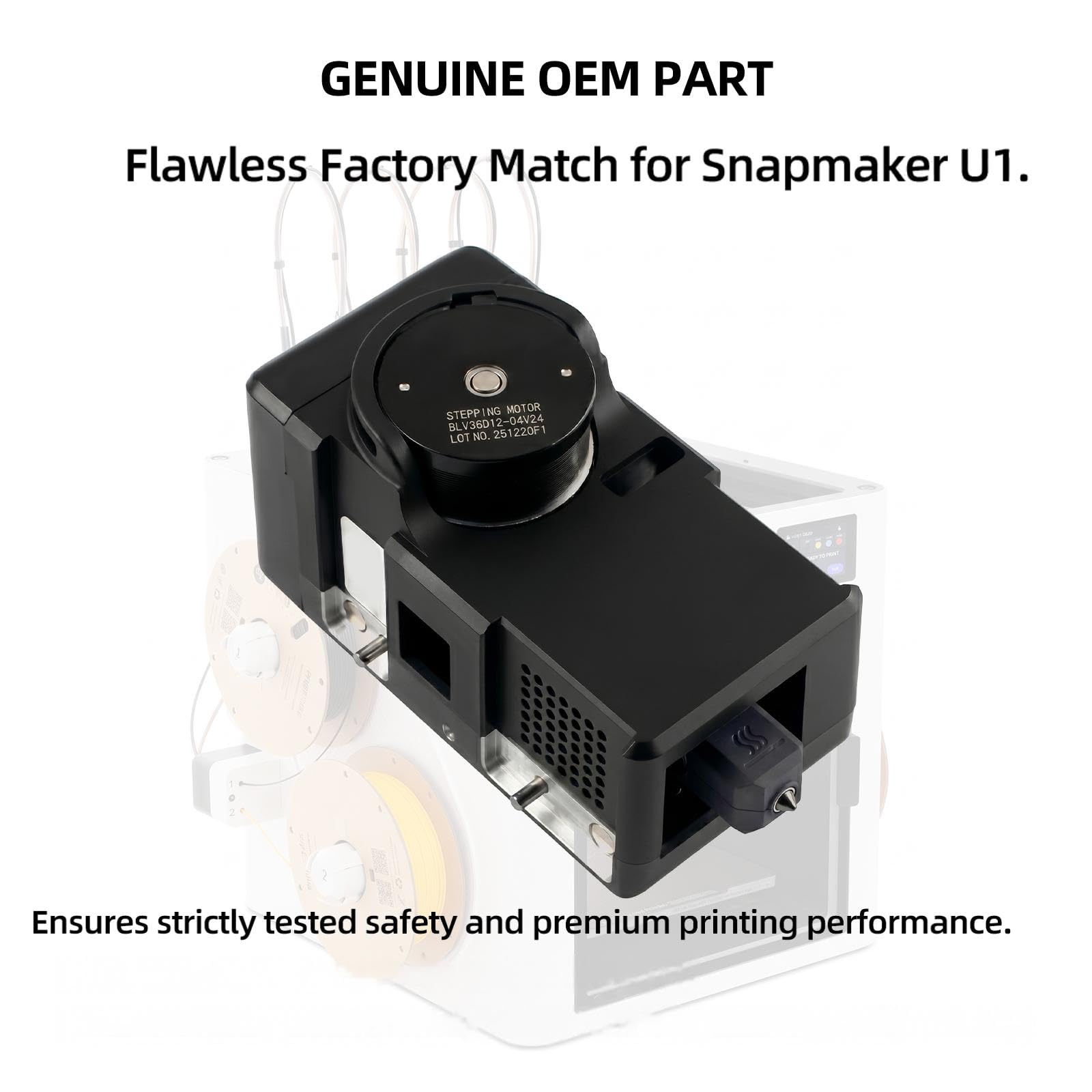 BCZAMD Toolhead 2/3/4 prawe gniazdo do snapmakera U1: 5 sekund szybka wymiana głowicy drukującej ze stali nierdzewnej Dueese Auto Nivelation Sensor komunikat pusty do akcesoriów do druku 3D