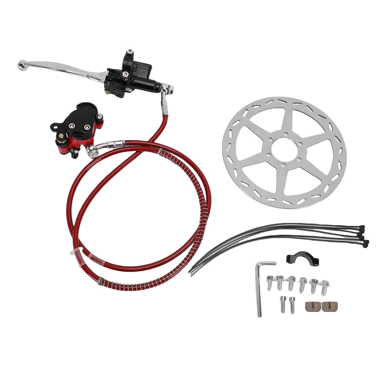 Kit freno a disco idraulico per mini bici frenante potente professionale per Baja Doodle Bug Dirt Bug DB30 Baja Blitz con rotore in acciaio inossidabile 180 mm