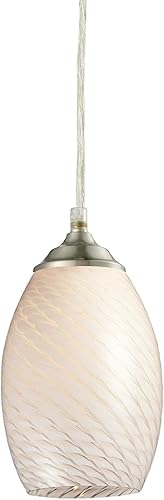 Miniatura 3 de Z-Lite 131-BLUE Jazz One Light Mini colgante, marco de metal, acabado en negro arena y azul sombra de vidrio material