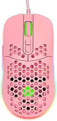 Vinik, MOUSE GAMER VX GAMING VOID COM LED RGB- 7600 DPI ROSA COM CABO USB 1.8 METRO – MGV120R - VINIK, 65402