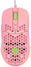 Vinik, MOUSE GAMER VX GAMING VOID COM LED RGB- 7600 DPI ROSA COM CABO USB 1.8 METRO – MGV120R - VINIK, 65402