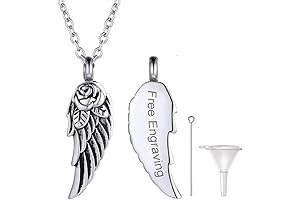 Personalized Engraved Urn Necklace for Ashes