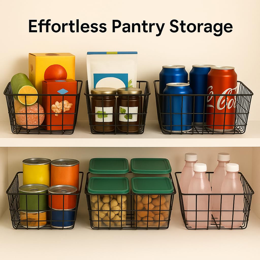 Snapklik.com : iSPECLE Upright Freezer Organizer Bins - 6 Pack Small ...