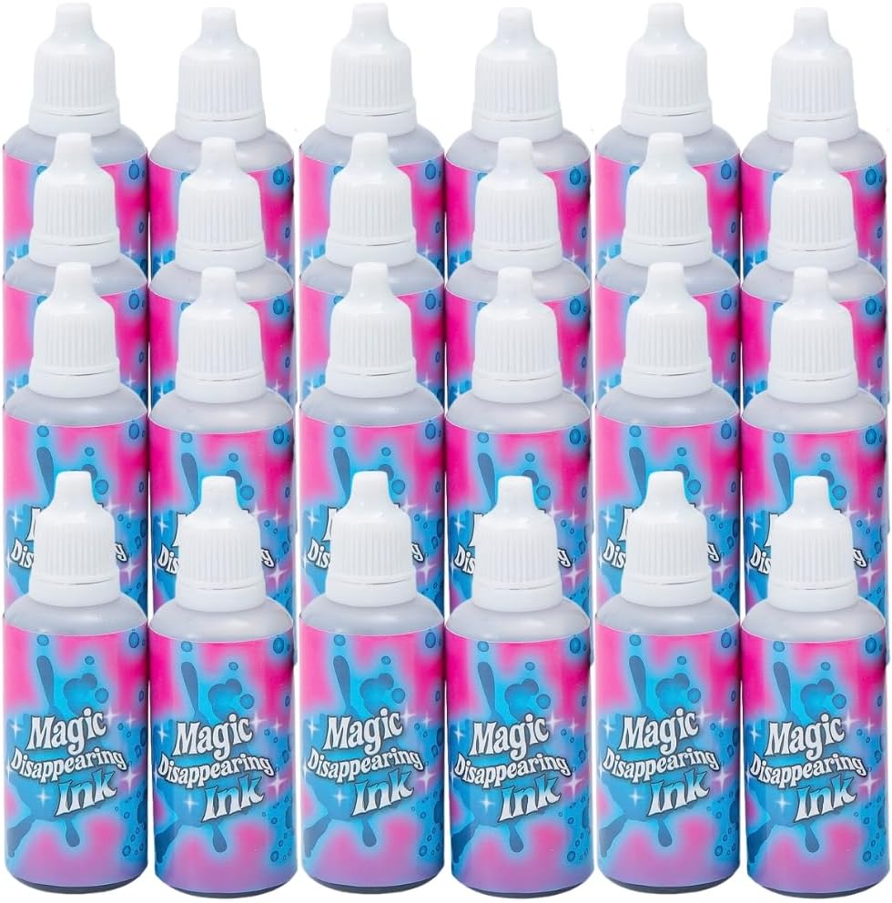 Magic Disappearing Ink (24 bottles of 1 oz bottles) Non-Toxic