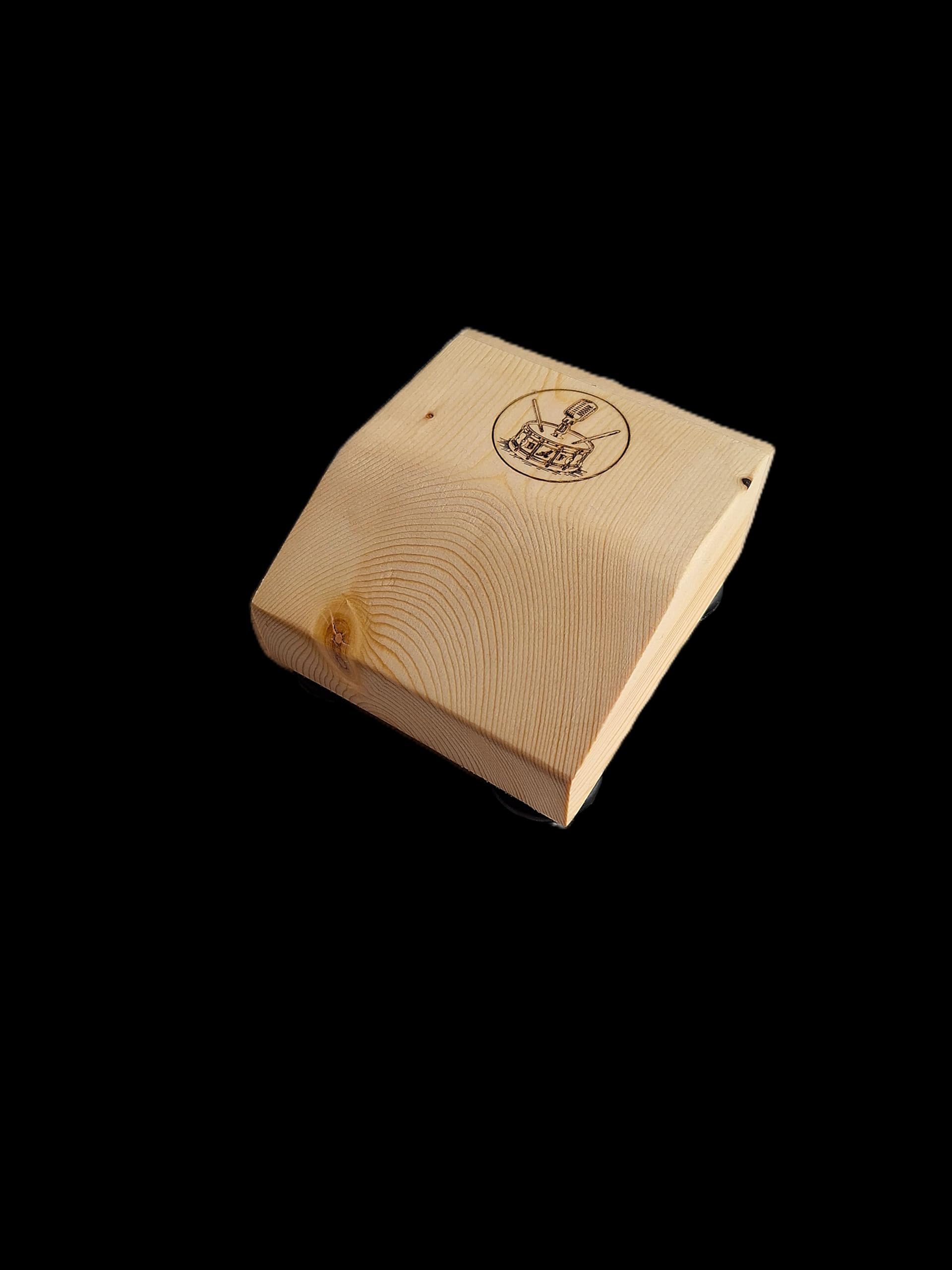Stompbox compact à bouton-pression, tambour, cajon, Rhyth-Mic M4a2. Bois de pin