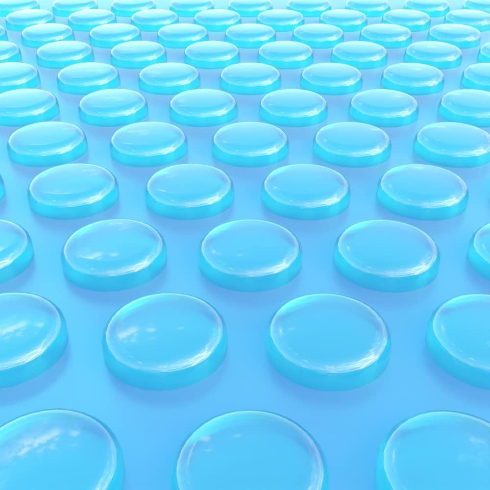 SunHeater Pool Solar Blanket - Heavy Duty Rectangular Thermal Cover with Bubbles - Heat Transfer Solar Pool Heater for In-Ground Swimming Pools - Durable 12 Mil Thick Polyethylene