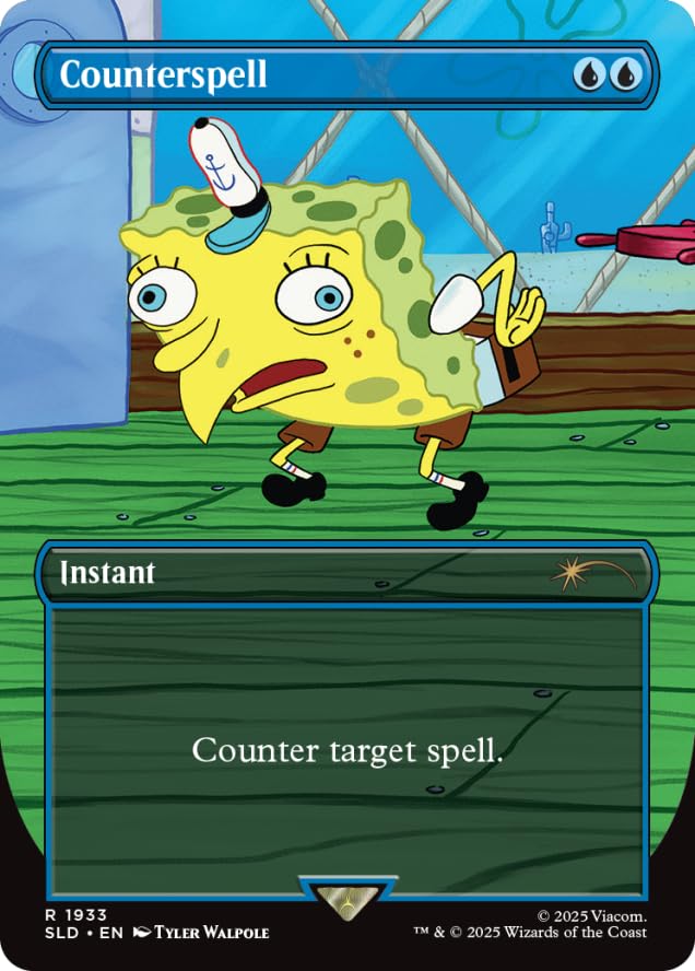 Amazon.com: Magic the Gathering Secret Lair x Spongebob