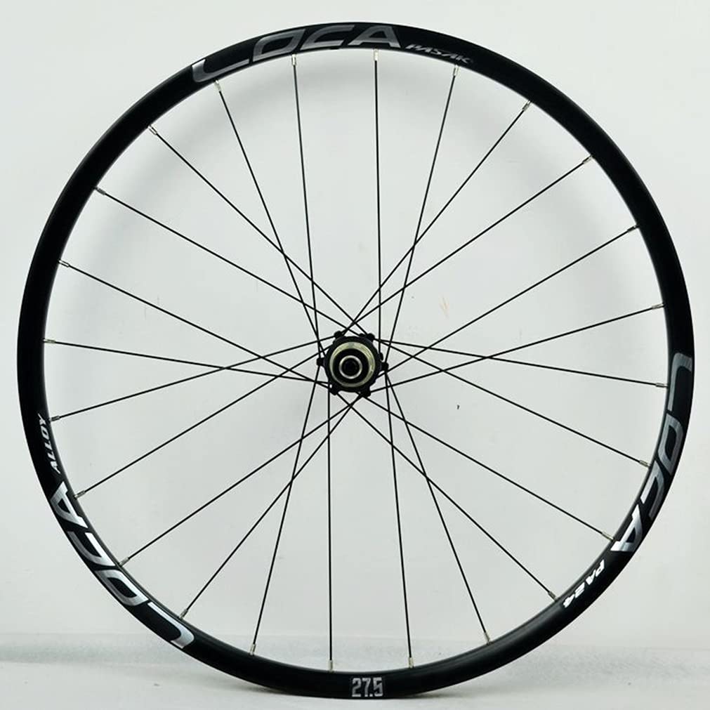 Generic Mountain Bike Wheelset 26/27.5/29 Pollici Leggero in Lega di Alluminio Cerchio 24H Mozzo Freno A Disco MTB Ruota Set Ruote di Bicicletta A Sgancio Rapido Fit