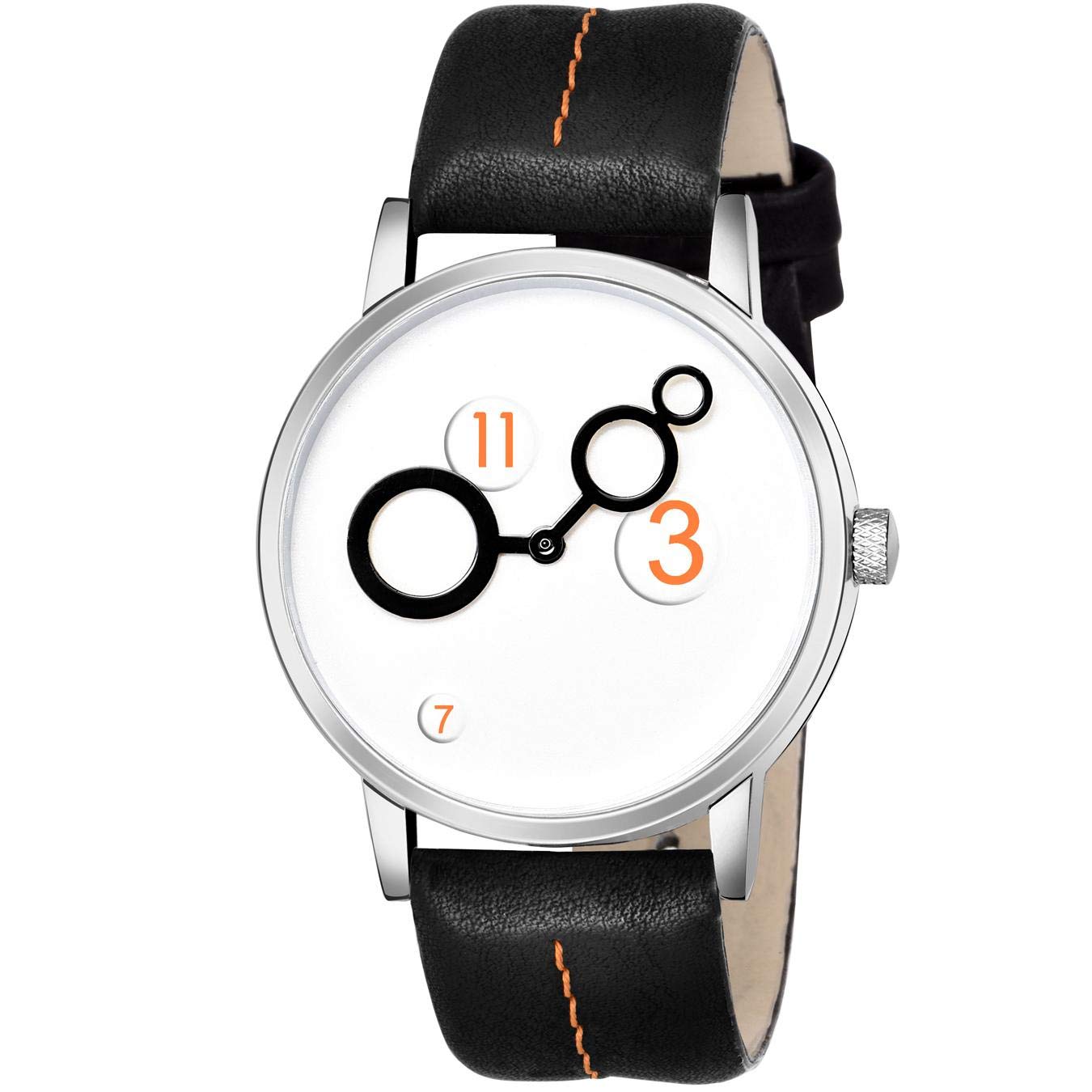 Watch City Analog White Dial and Black Strap Boys and Mens Watch (Orange) (B0832ZC4NF) Amazon Price History, Amazon Price Tracker