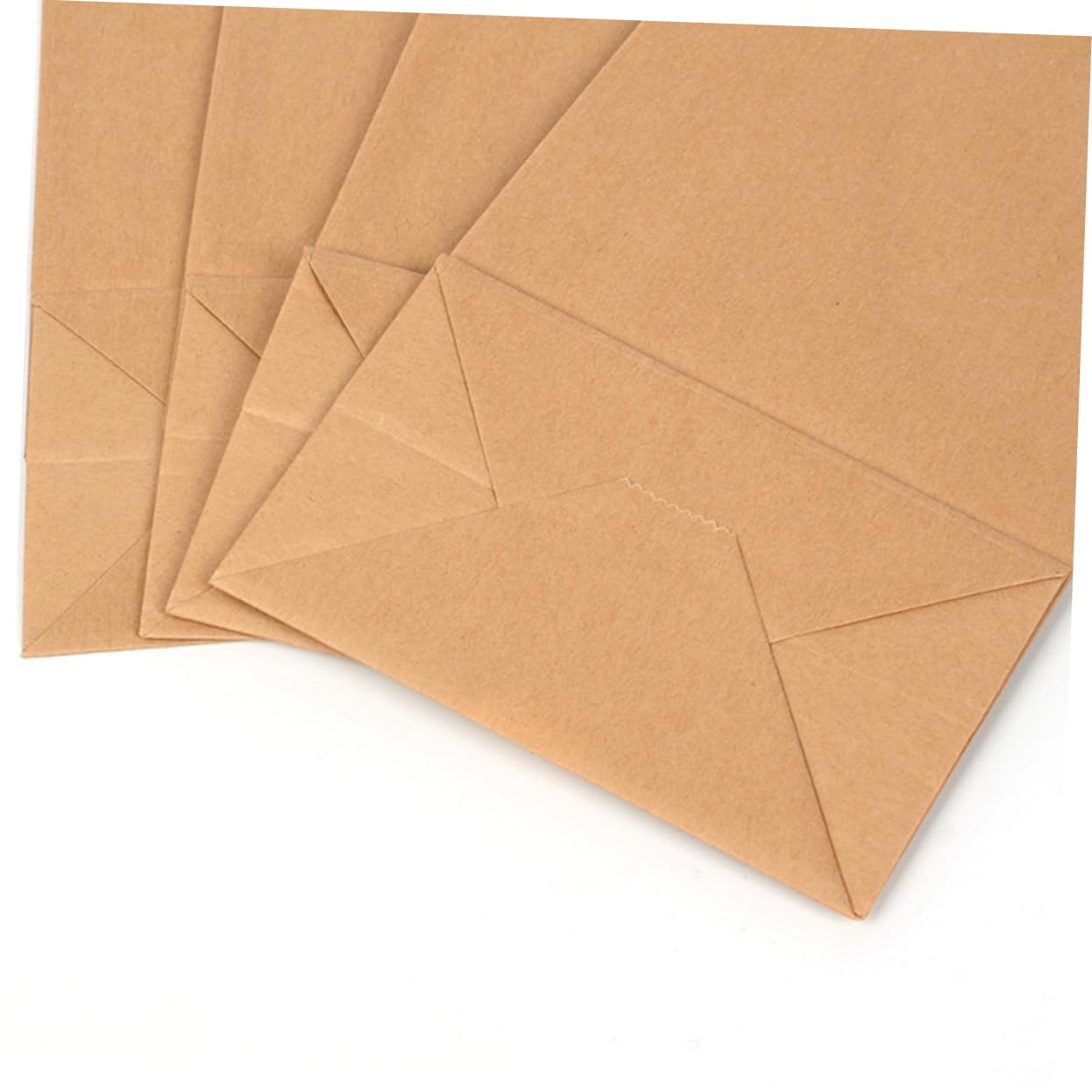Cabilock 100piezas Bolsas Kraft Para Alimentos Unidades Cuadrado Para Postres y Fiestas