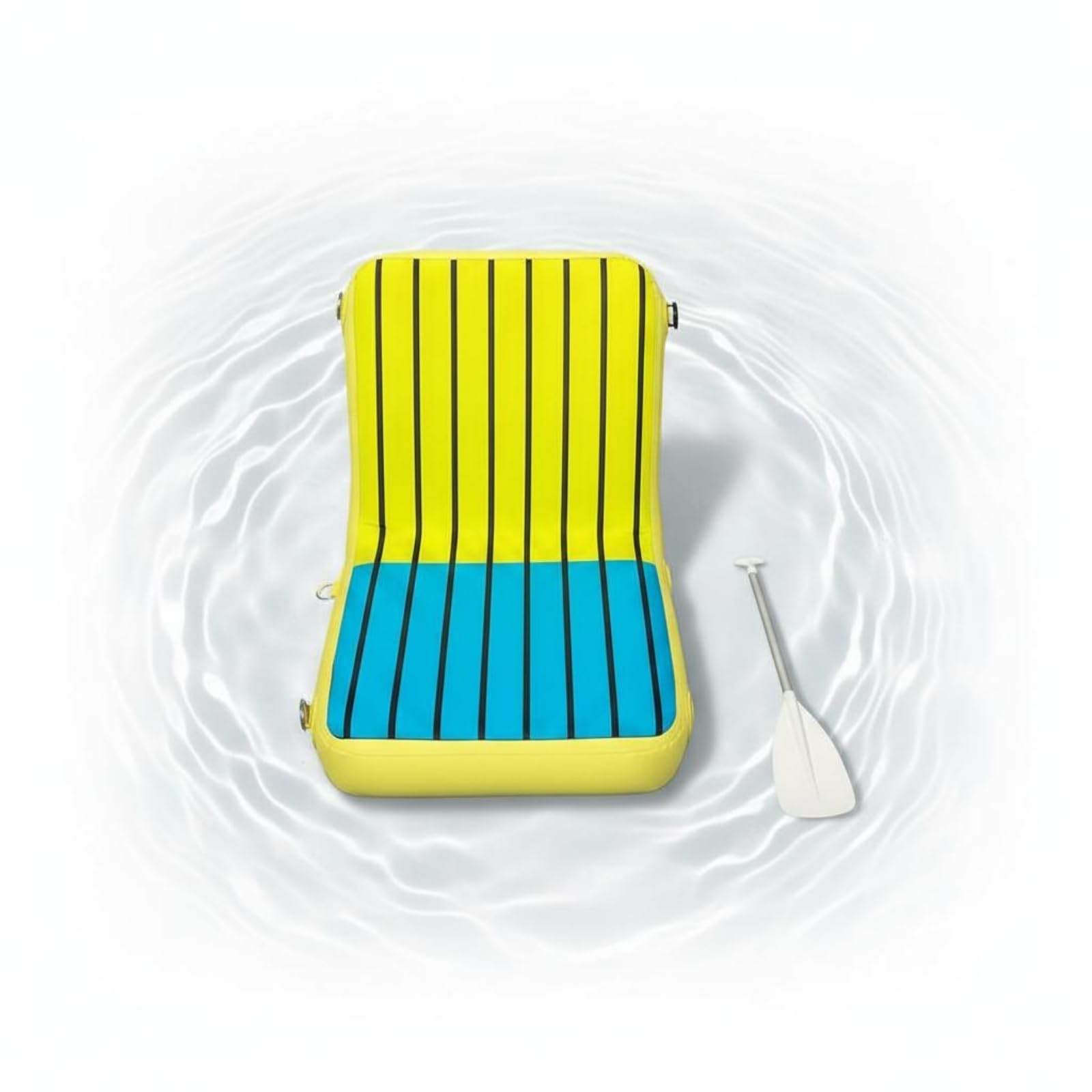 Seggiolino Gonfiabile da Pesca Rimovibile Cuscino Sedile Gonfiabile Resistente Alla Pressione Accessorio Nautico per Pescatori, Rafting, Paddleboard