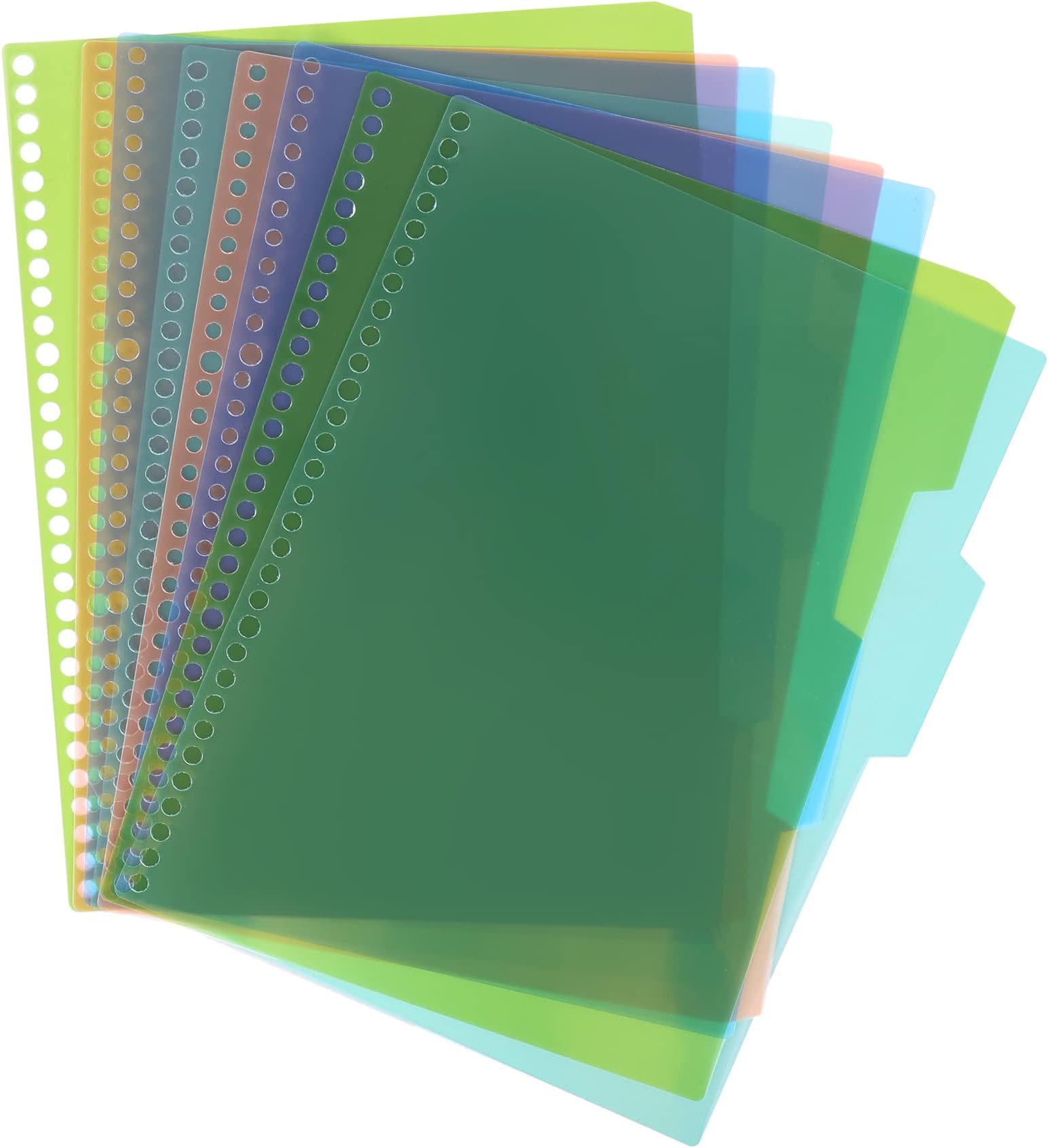12 Plastic Dividers for Soligt Personal Blank Recipe Notebook