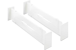Whitmor Adjustable Drawer Organizer | Keeps Your Clutter Under Control
