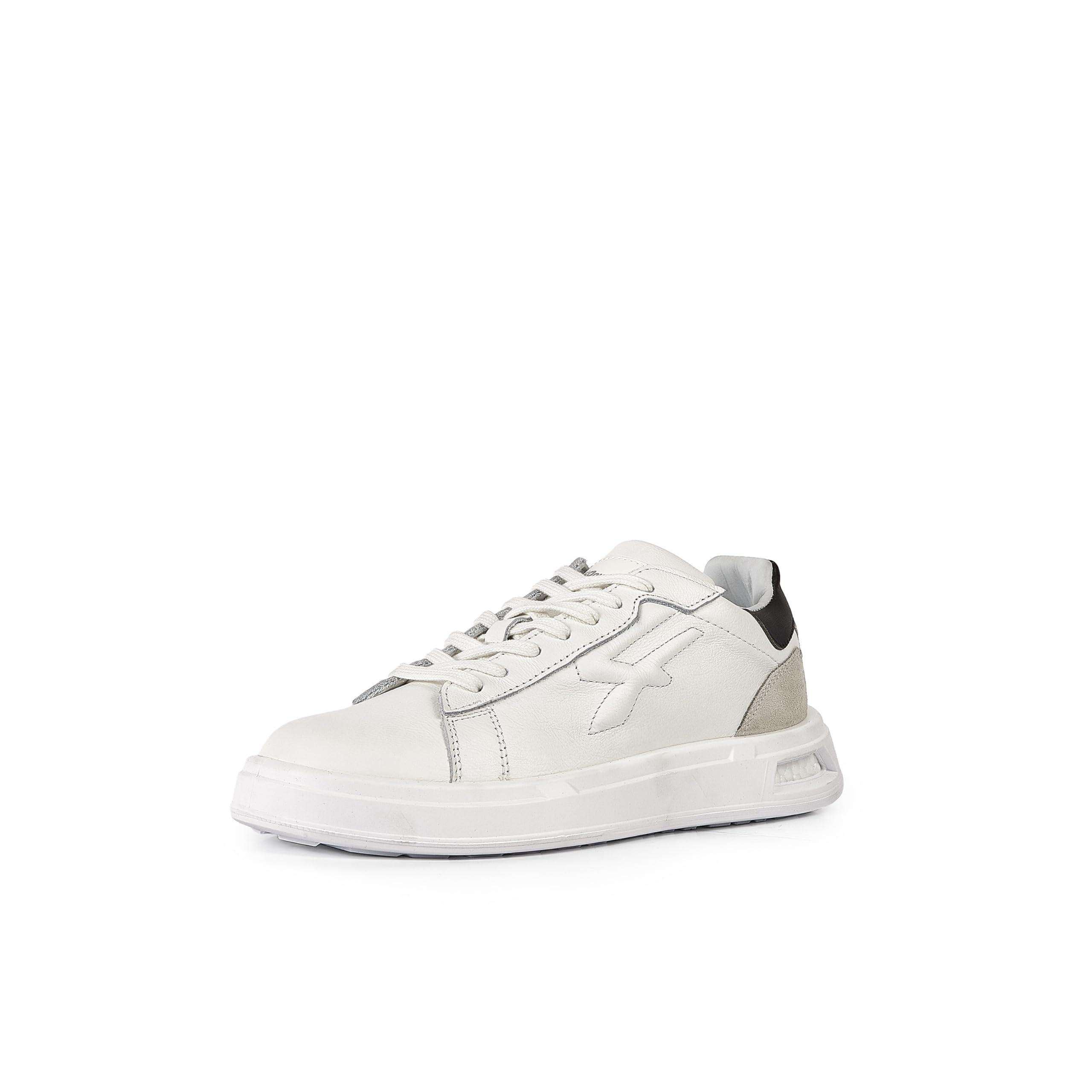 U-Power Urban Lifestyle Hazel, Scarpe Sportive E Casual Bianche, Nere E Beige In Morbida Pelle. Sneakers Basse Con Suola Antiscivolo Con Inserto Infinergy, Ideali Per L'uso Quotidiano.-image