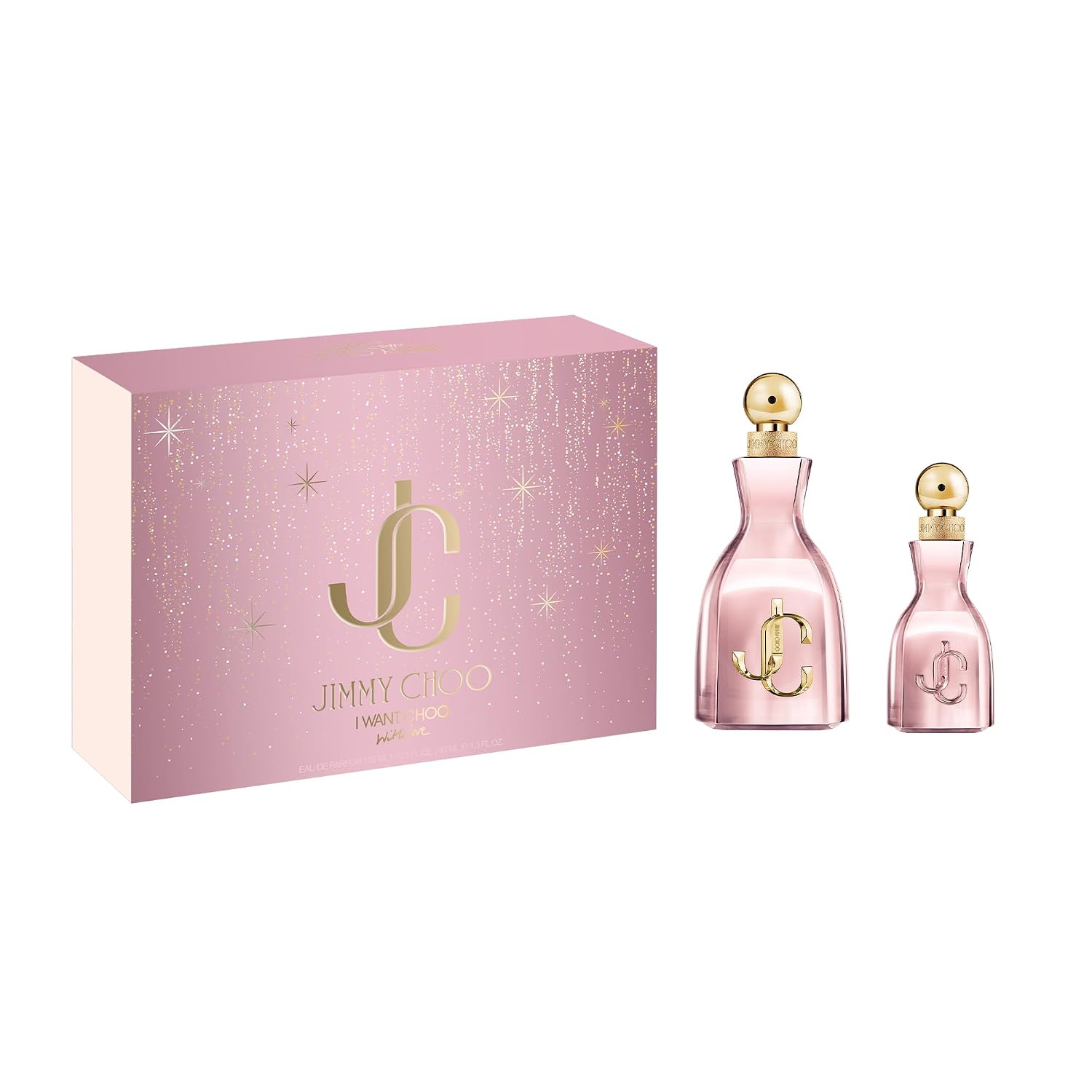 JIMMY CHOO I Want Choo With Love 2 Piece Eau de Parfum Gift Set (Two Eau de Parfum Sprays)