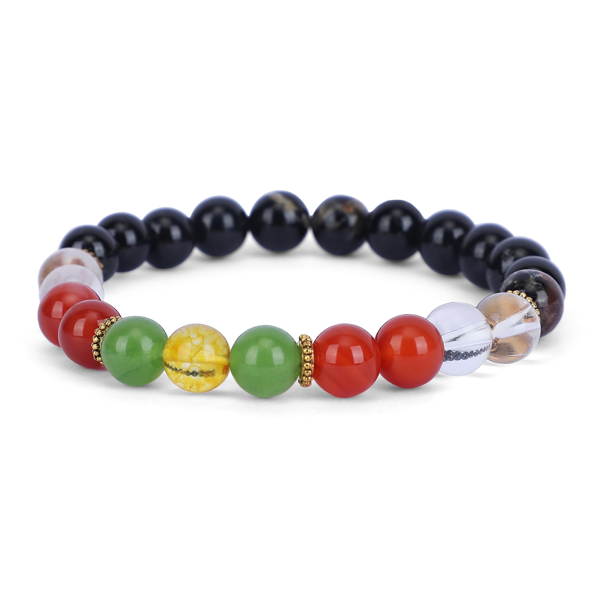 Crystal Products for Weight Loss Bracelet Combination Bracelet/Onyx Citrine Carnelian Clear Quartz Green Jade Natural Stones Healing Meditation and Protection Multicolor Beads for Men and Women By 6 Sense Wellness (B0CR4CSLL3) Amazon Price History, Amazon Price Tracker