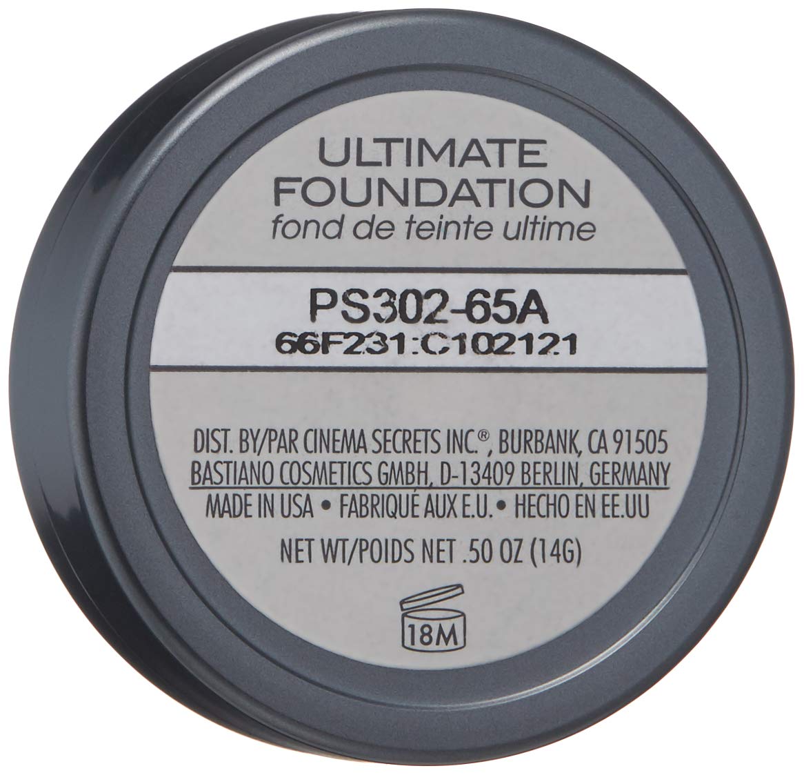 Cinema Secrets Ultimate Foundation Single, Pro Cream Foundation, Buildable Coverage, Long-Wear Matte Finish, Paraben-Free, Color Correct - Image 3