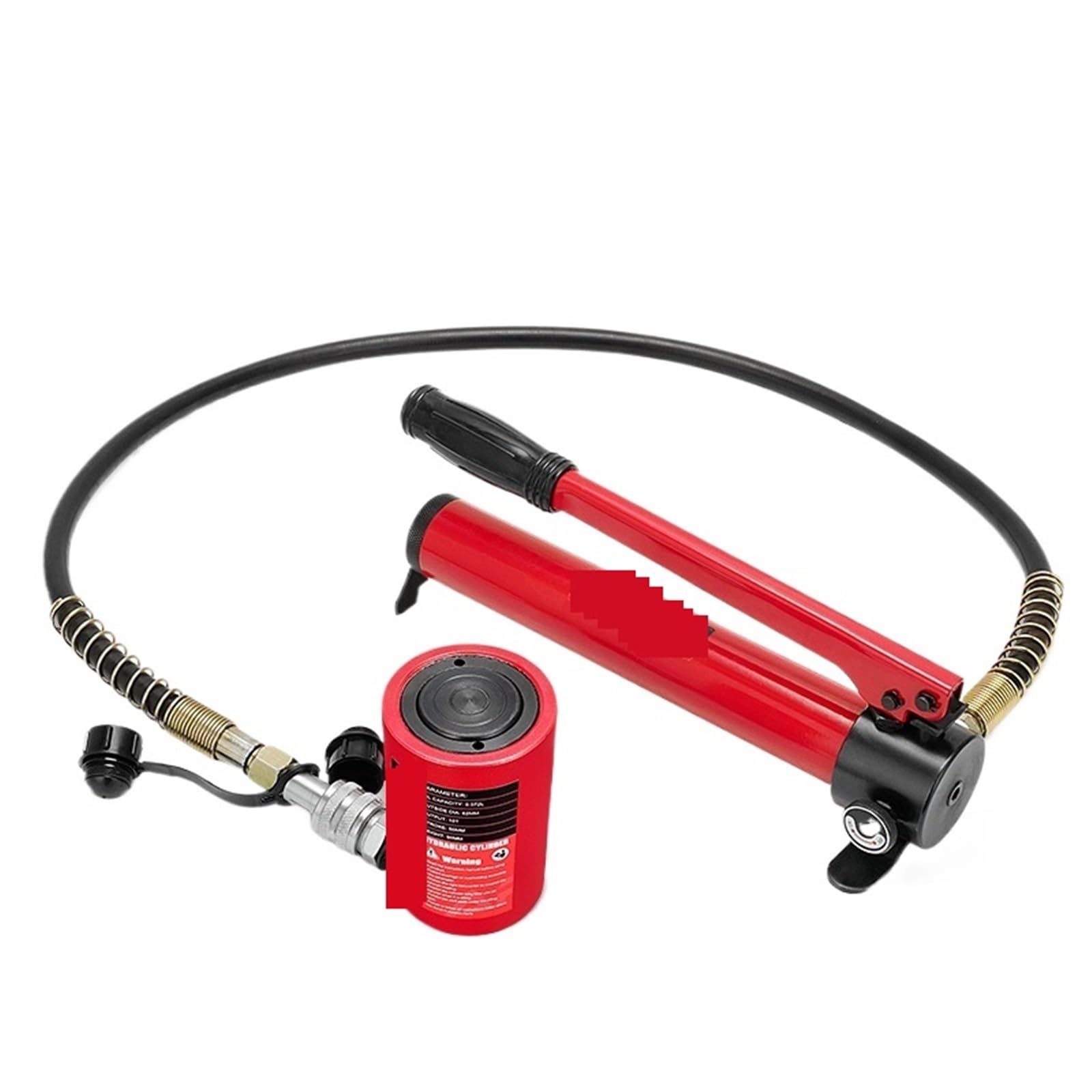 JVDDI Hydraulic Jack Short Type Hydraulic Cylinder RSC-1050 Jack With Output Of 10T Stroke Of 50mm for Vehicle SUV Van Truck Repair(RSC-1050 with CP-180)
