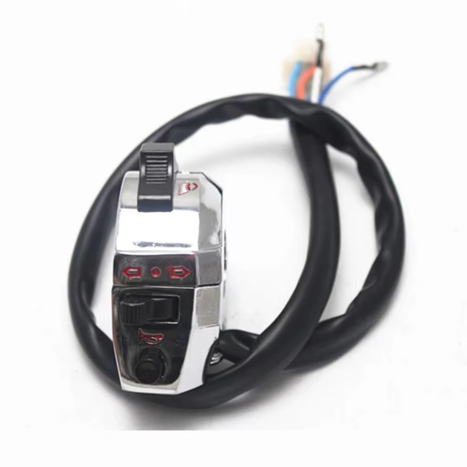 Controllo Manubrio Moto 7/8 "22MM Per Interruttore Clacson Indicatore Di Direzione Universale Interruttore per manubrio