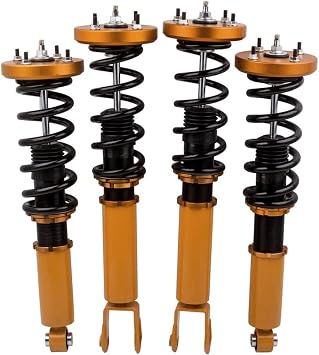 Air Suspension to Coil Spring Conversion Shock Kits for Jaguar for XJ8 4.0L 2000-2003 & 4.2L 2005-2009 for XJR 4.2L 2004-2009 Xj Aluminum,Carbon,Steel 236-0414 500MM-600MM