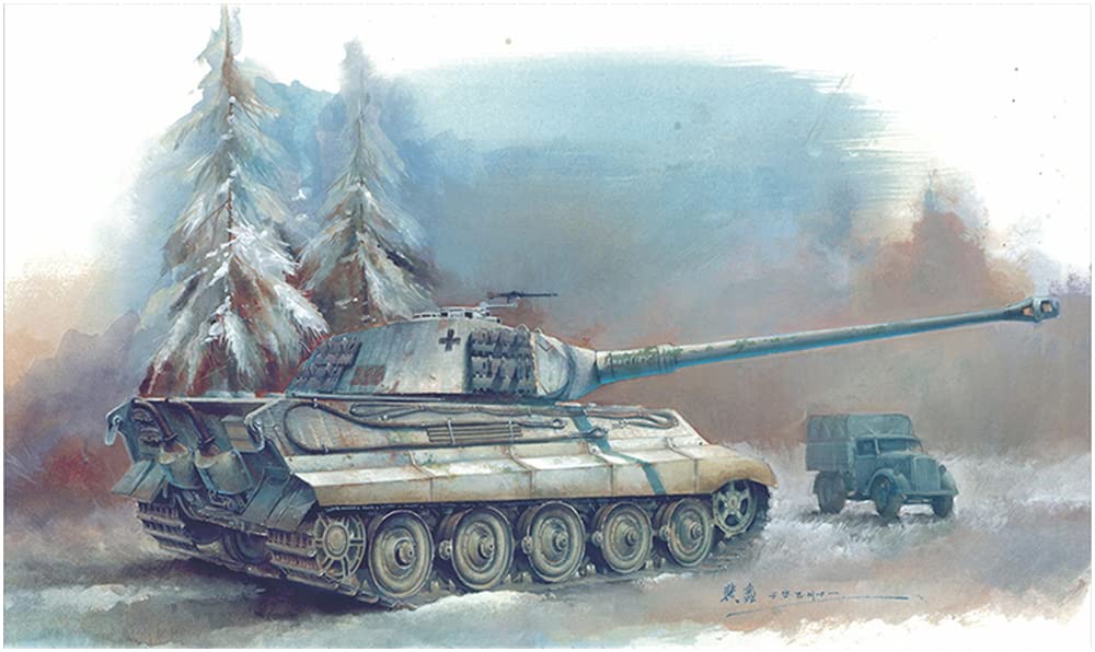 Flyhawk Pz.Kpfw. VI Ausf. B maquette de char militaire échelle 1/72 - 6