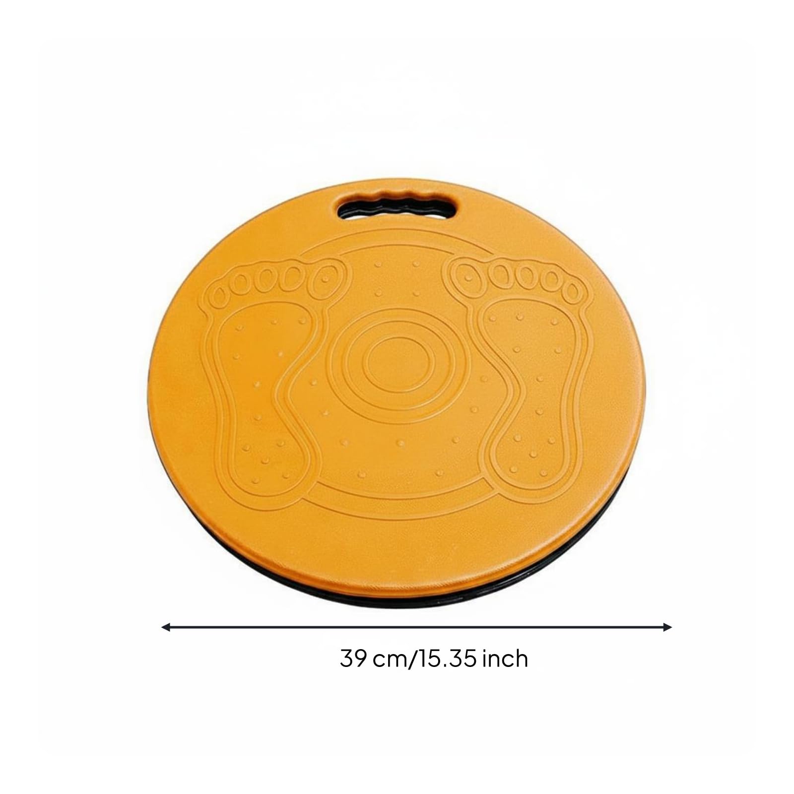 Disco Transferencia Giratorio Antislizante Tabla Giratoria Traslado Compacto Disco Giratorio para Cuidadores, Naranja Danxia, 39 39cm