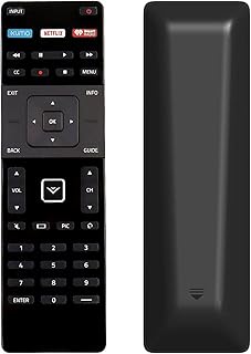 AULCMEET XRT122 Replace Remote Control Compatible with VIZIO Smart TV D32f-E1 D39f-E1 D43f-E1 D43f-E2 D48f-E0 D50f-E1 D55f-E0 D55f-E2 D40u-D1 D50u-D1 D55u-D1 D24-D1 D28h-D1 D32-D1 D32h-D1 D32x-D1