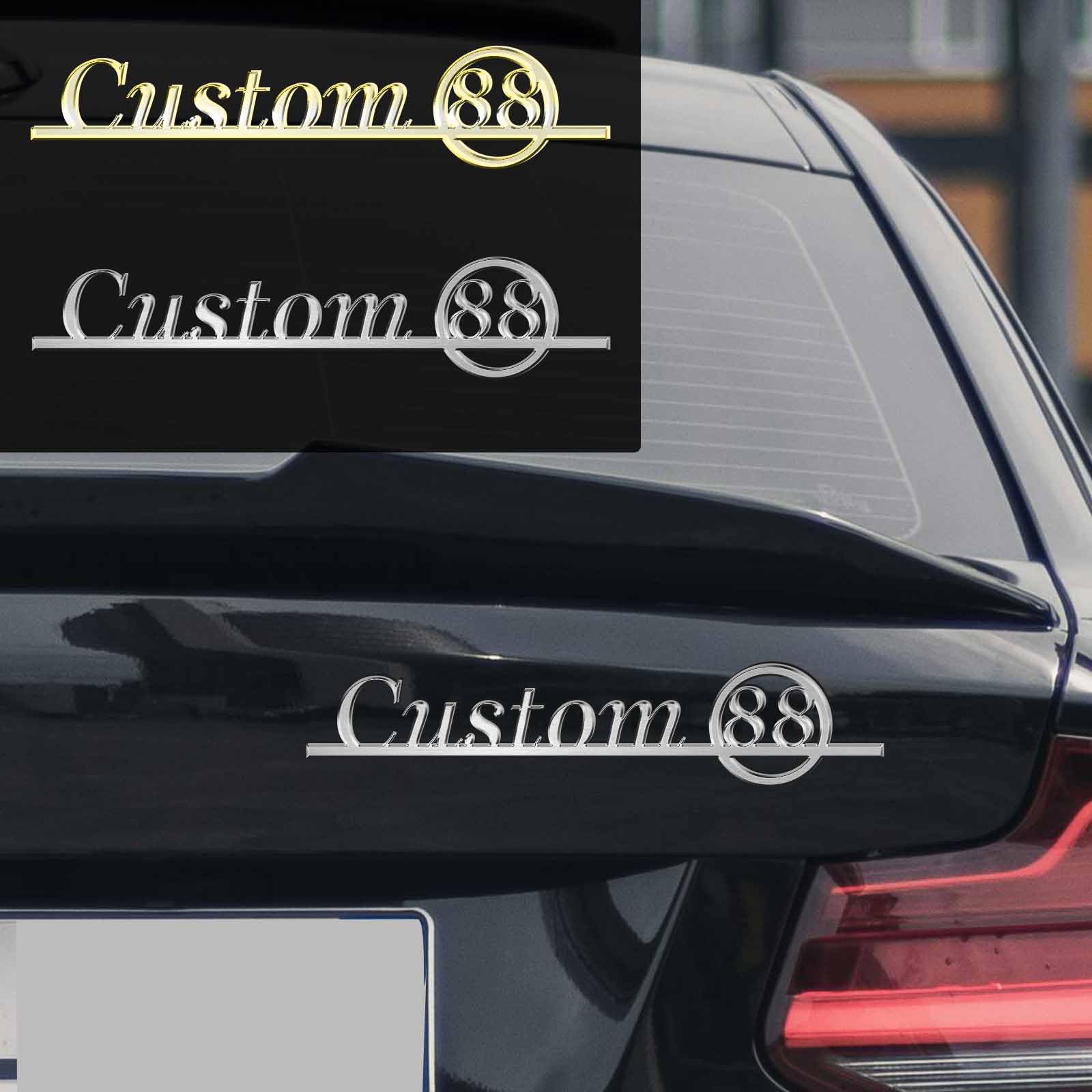 Custom Emblem 3D with Personalized Name, Custom Automotive Metal Letters Emblem, Personalized 3D Chrome Metal Stickers Strong Adhesive Decals Car Truck Boats Gifts