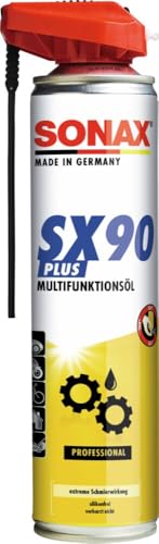 SONAX SX90 Plus Multifunktionsöl mit EasySpray (400 ml) - extreme Schmierwirkung schützt konserviert reinigt & pflegt silikonfrei verharzt nicht transparent | Art-Nr. 04744000