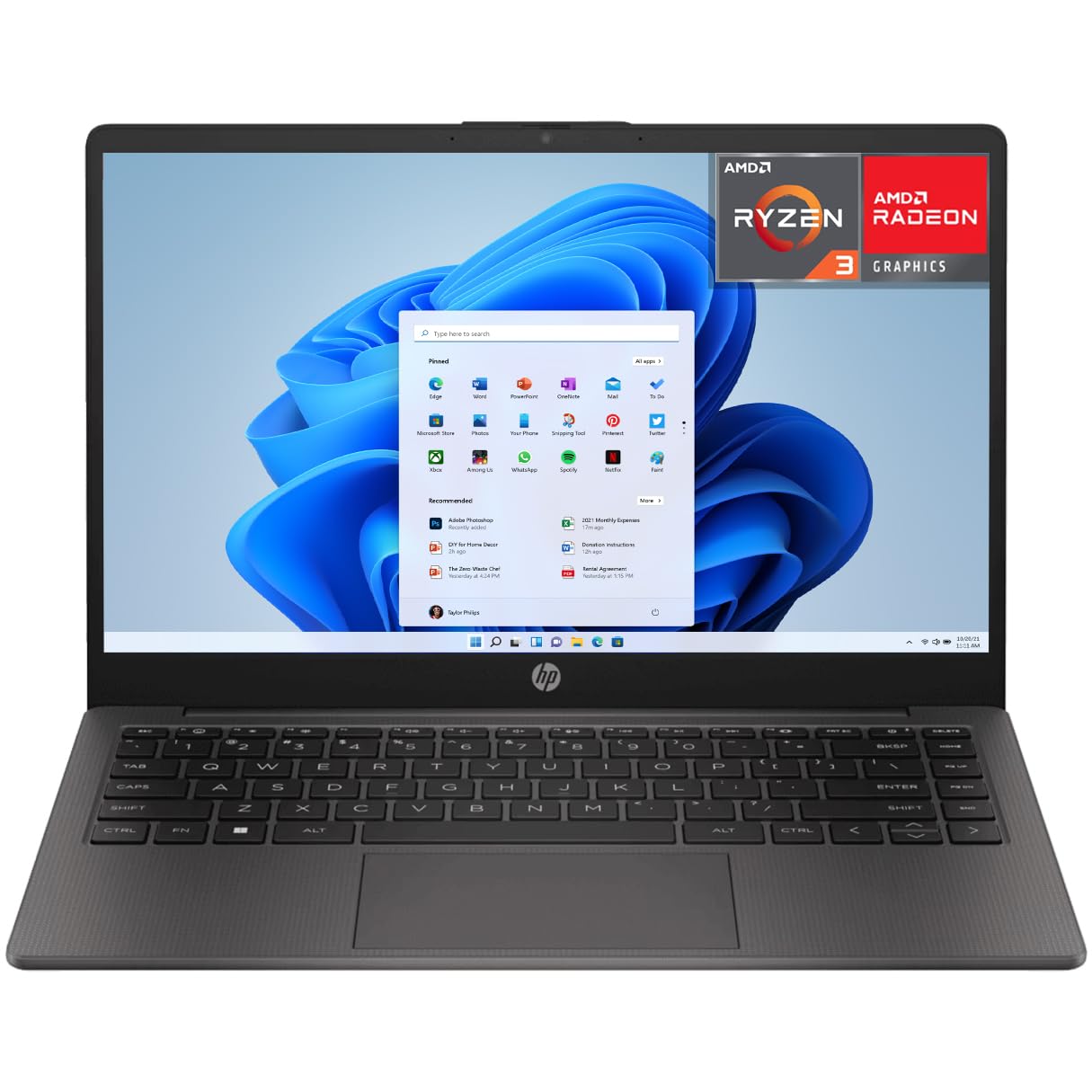 HP Laptop 245 G10 AMD Ryzen 3 7330U 8GB RAM 256GB SSD 14