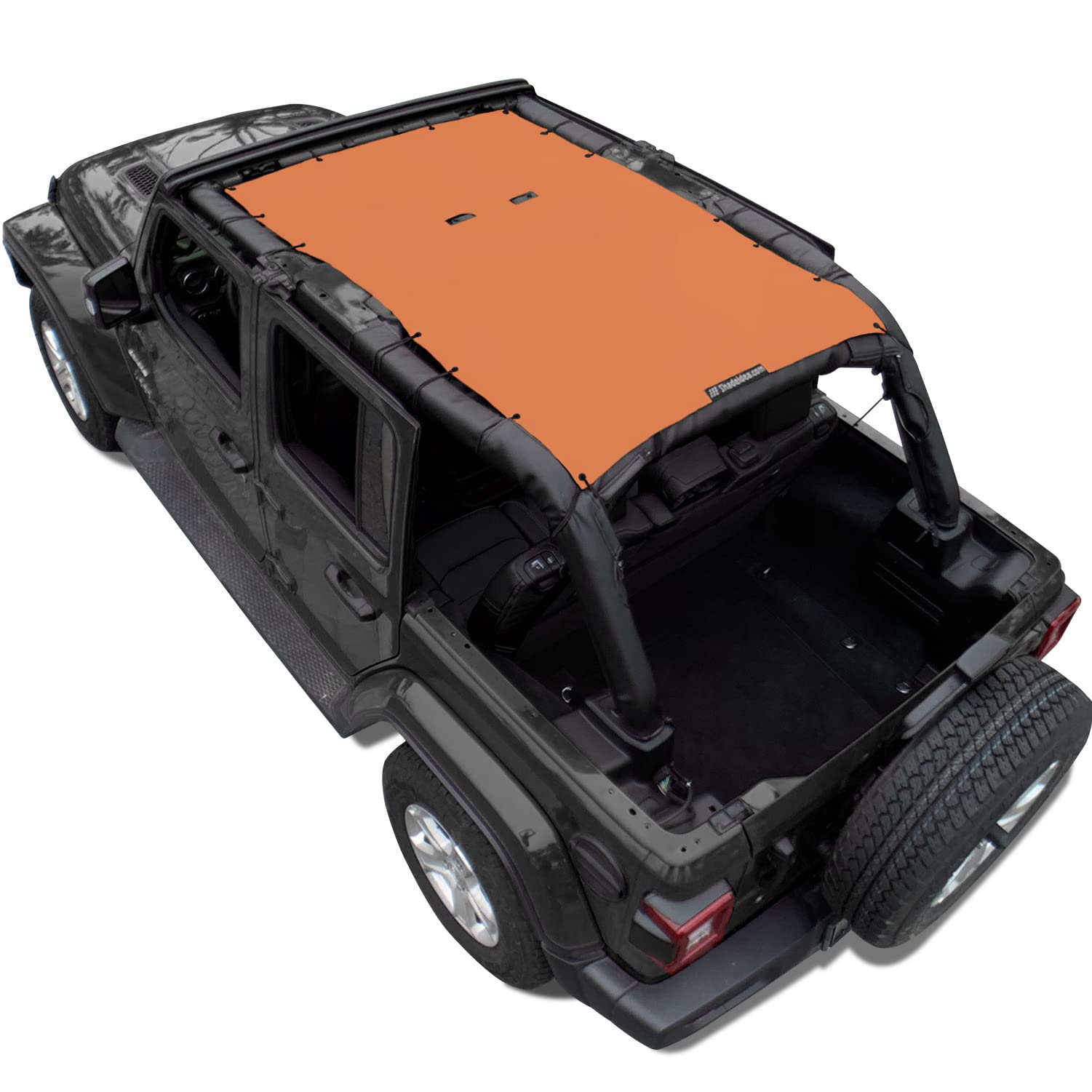 Jeep Wrangler Sun Shade Top for JL 4 Door (2018-2023) Mesh Sunshade Roof