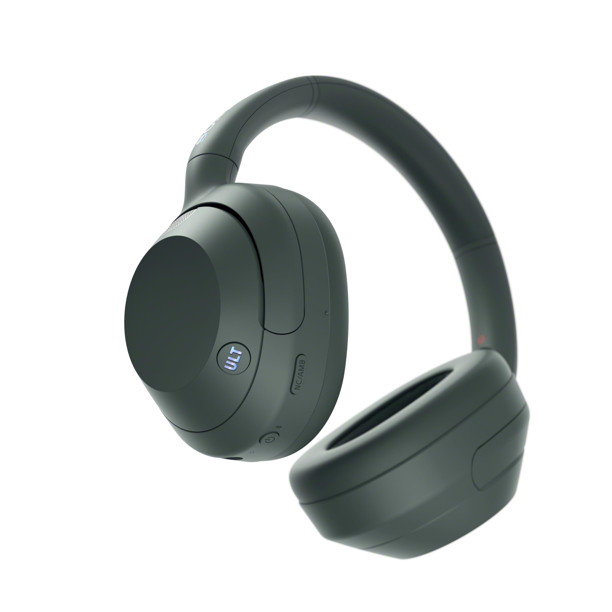 Sony ULT WEAR Noise Canceling Wireless Headphones with Massive Bass and Comfortable Design, Forest Grey - New 3