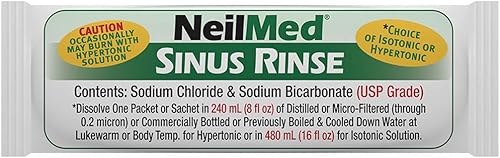 Miniatura 6 de NeilMed Kit hipertónico extra fuerte de enjuague sinusal con 30 paquetes premezclados