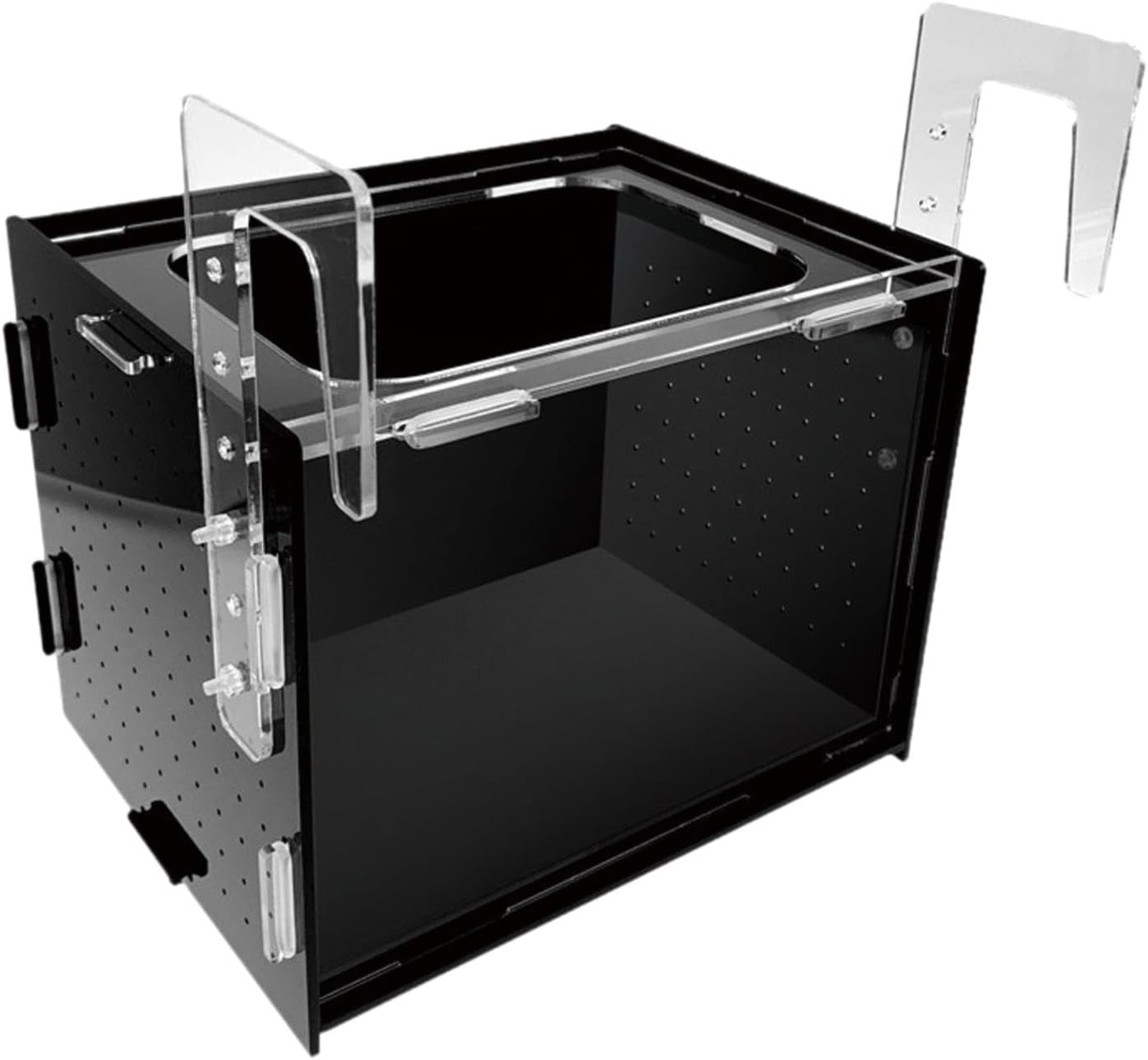 Fish Breeder Box Isolation Box Transparent Separator Easy Installation Hatchery Incubator for Baby Fish Betta Guppy, 30x20x20cm
