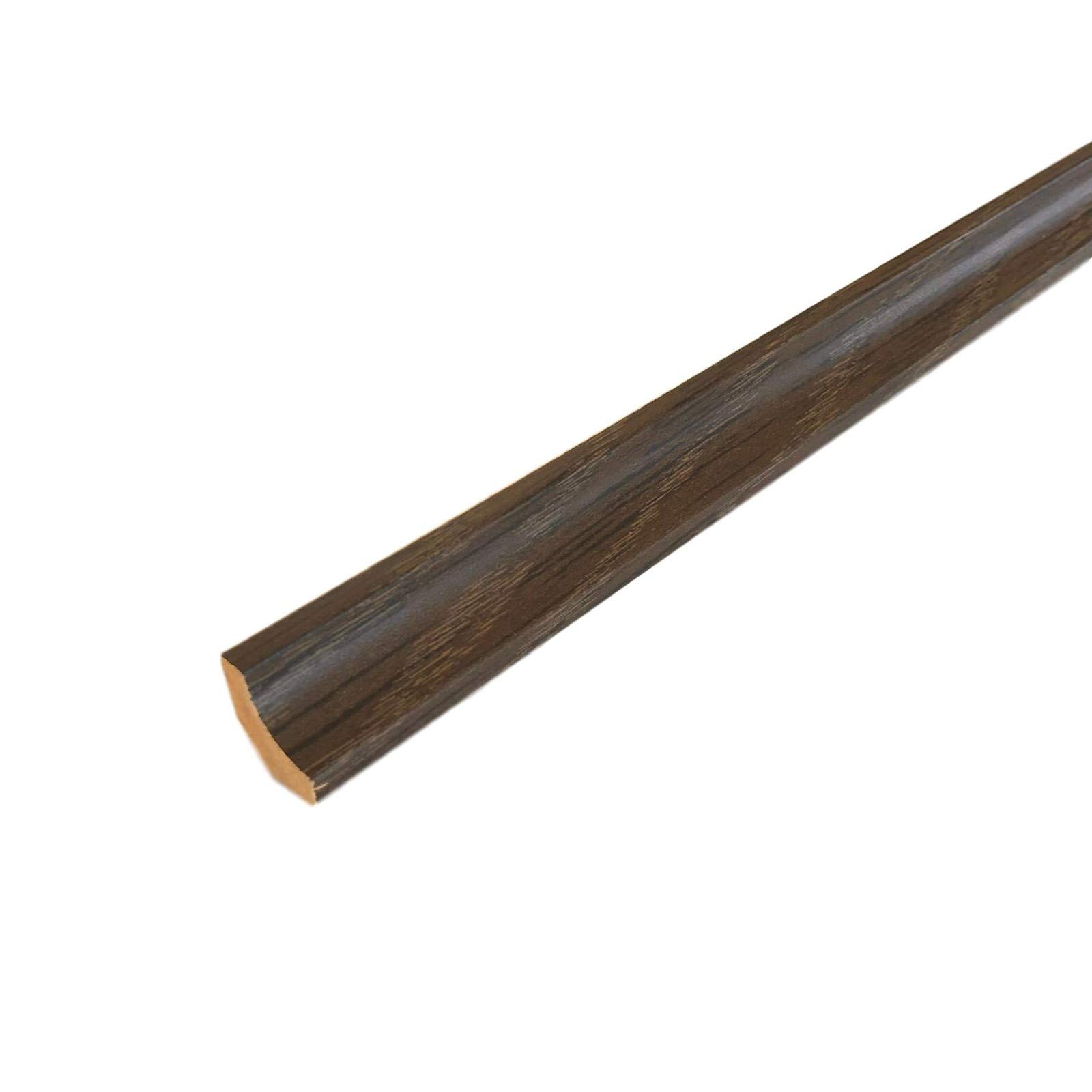 Flooring Direct Black Ash Laminate Scotia Floor Beading 2.4M X10 Lengths (Black Ash)