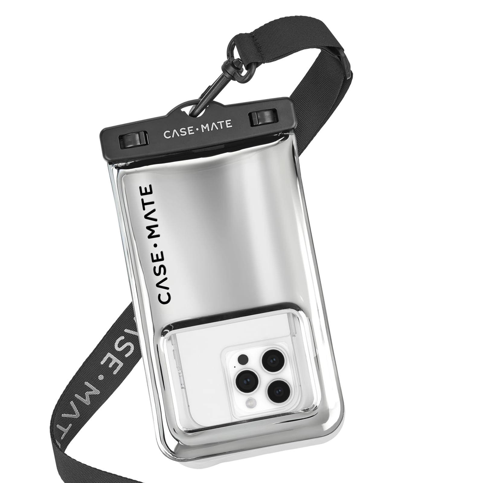 Case-Mate IP68 Waterproof Phone Pouch - Travel Beach Cruise Ship Essentials - Floating Waterproof Phone Case with Crossbody Lanyard for iPhone 17 Pro